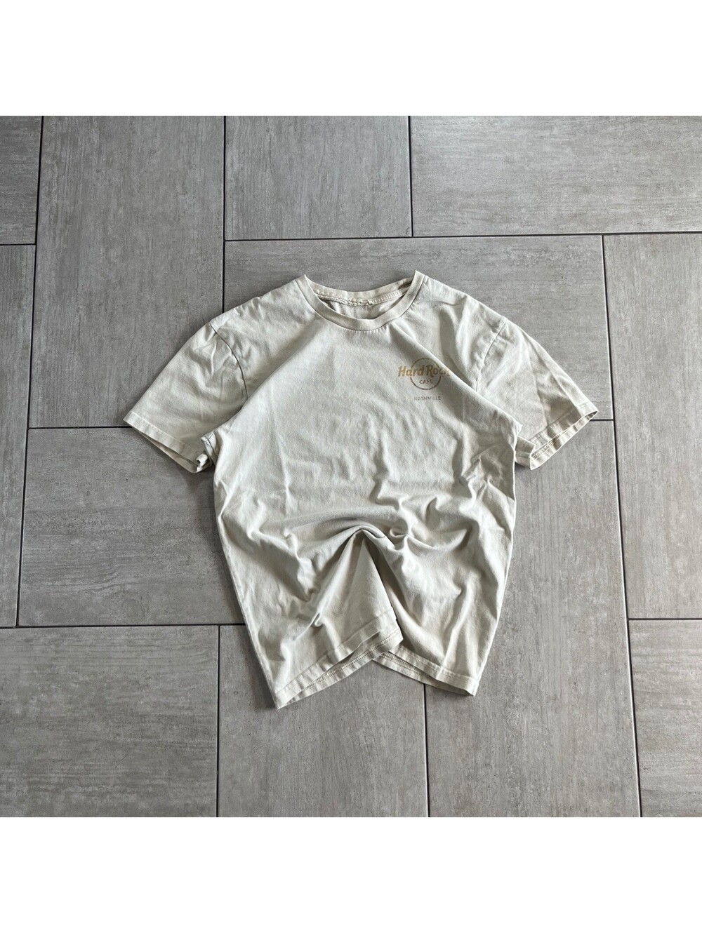 Hard Rock Cafe Nashville Music City Graphic Cream Small